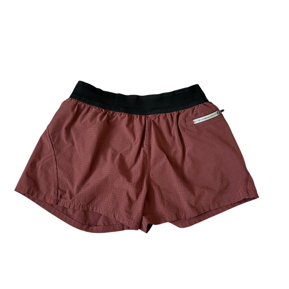 Vuori Maroon Red Running Shorts Size Small